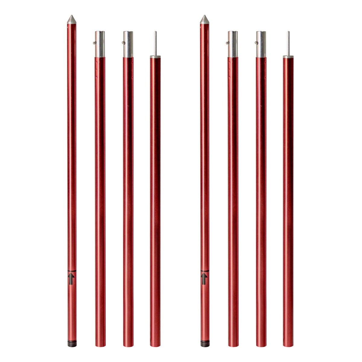 Bardani Luifelstokkenset aluminium 130 - 230 cm 