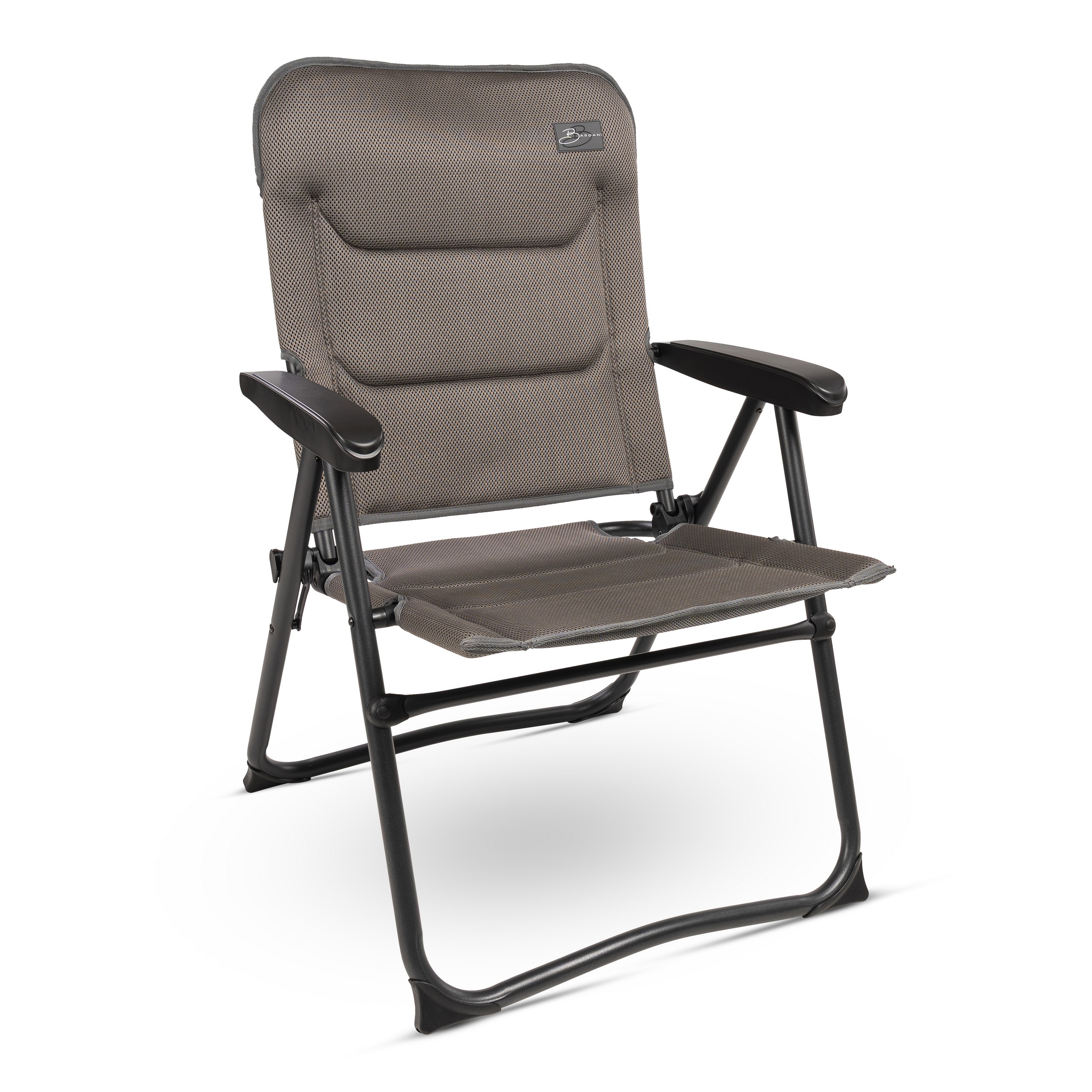 Bardani NAVARA 3D Comfort campingstoel platina grey 