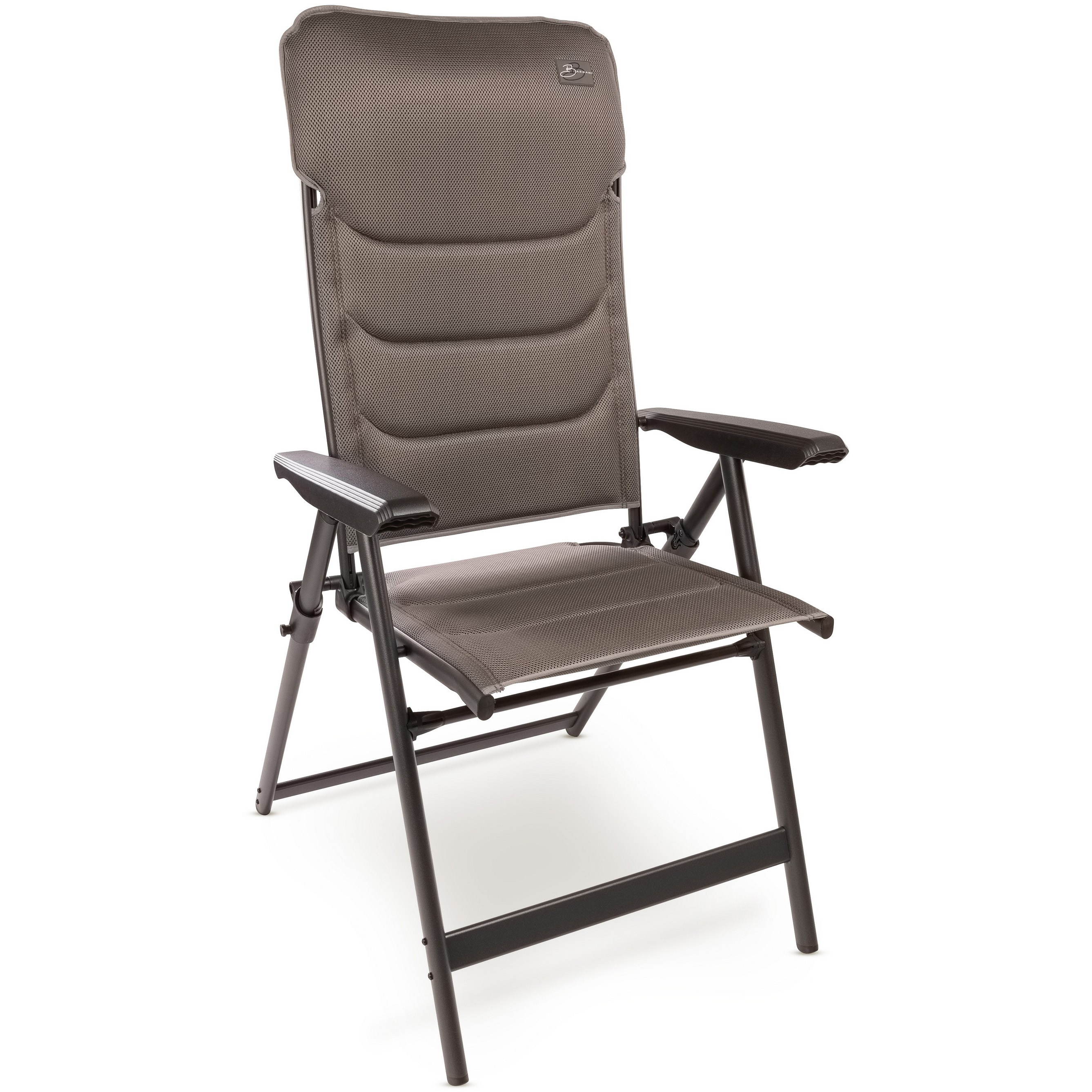 Bardani Vermillion X 3D Comfort campingstoel platina grey 
