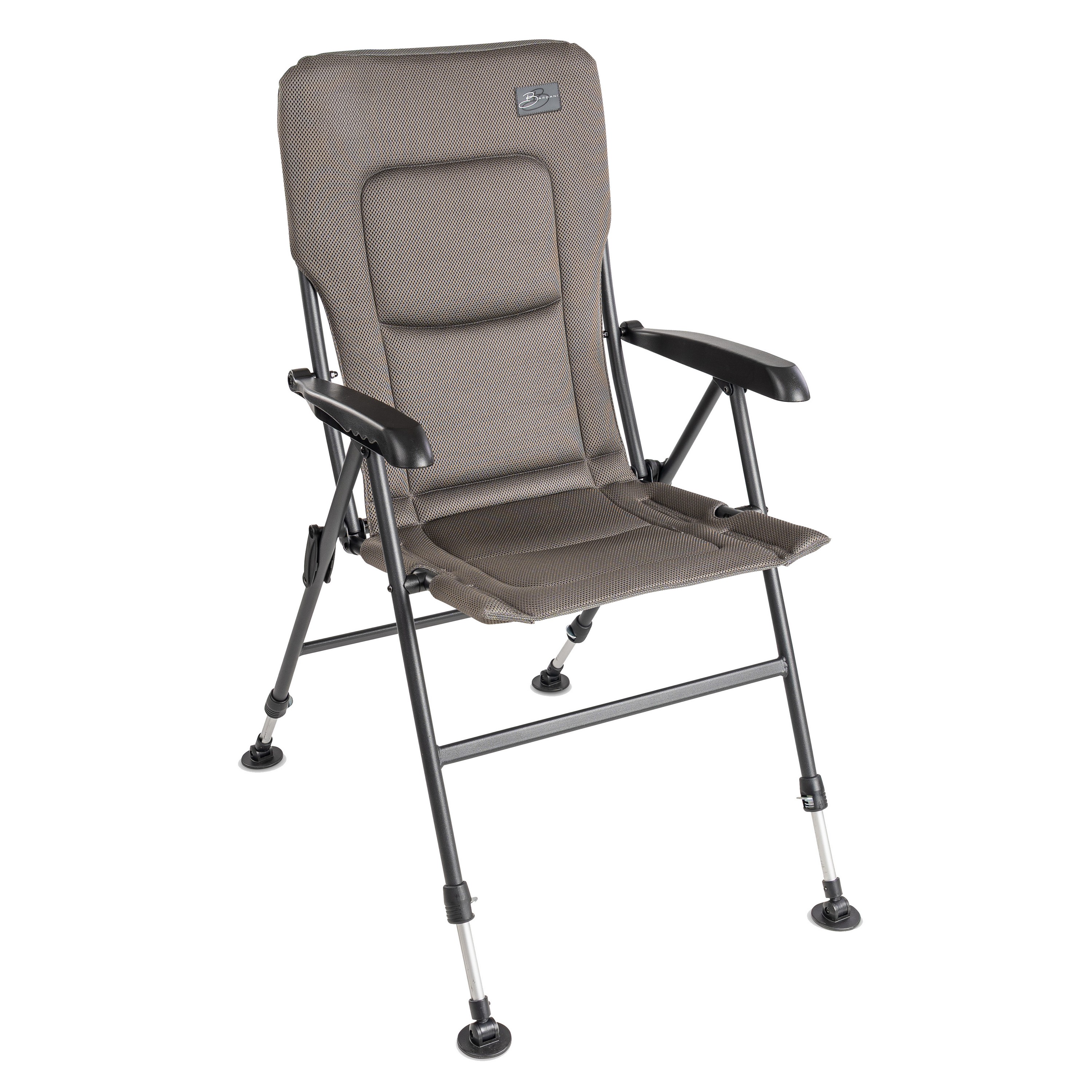 Bardani Miracle 3D mesh campingstoel platina grey 